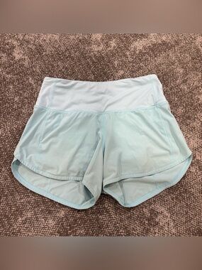 Lululemon Speed Up Mid-Rise Lined Short 4" Womens Size 6 Shorts